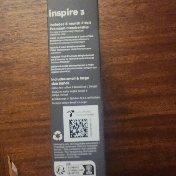 New In Box Fitbit Inspire 3 - Picture 3 of 6